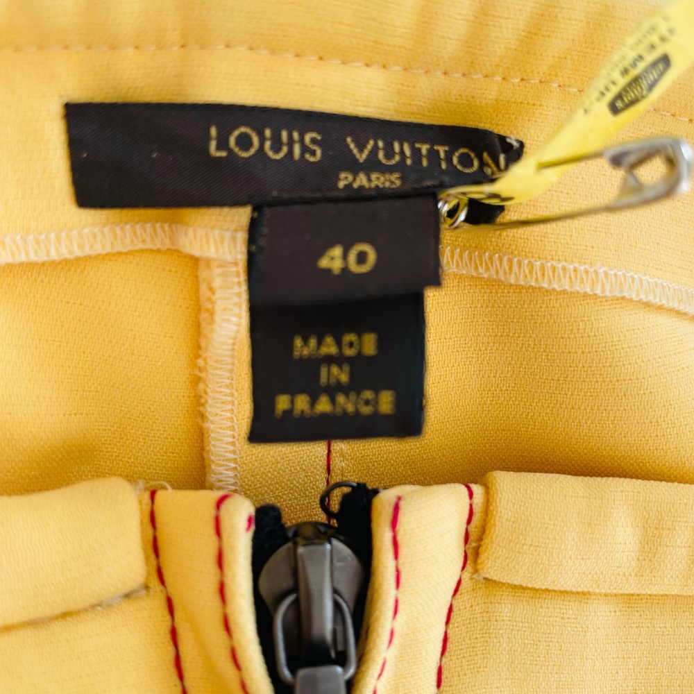 NO OFFERS Louis Vuitton Spring 2015 Runway Yellow Trouser - Picture 11 of 16